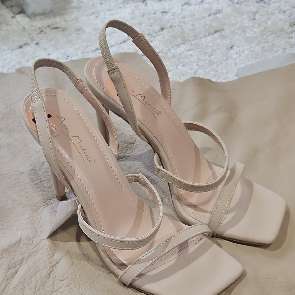 My Michelle Cream Elegant Heels